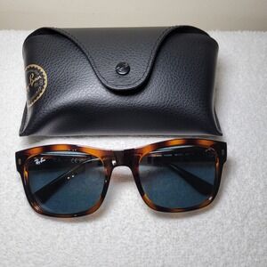 Ray-Ban RB4428 710/R5 Tortoise Black Lens Square Sunglasses Mens Womens